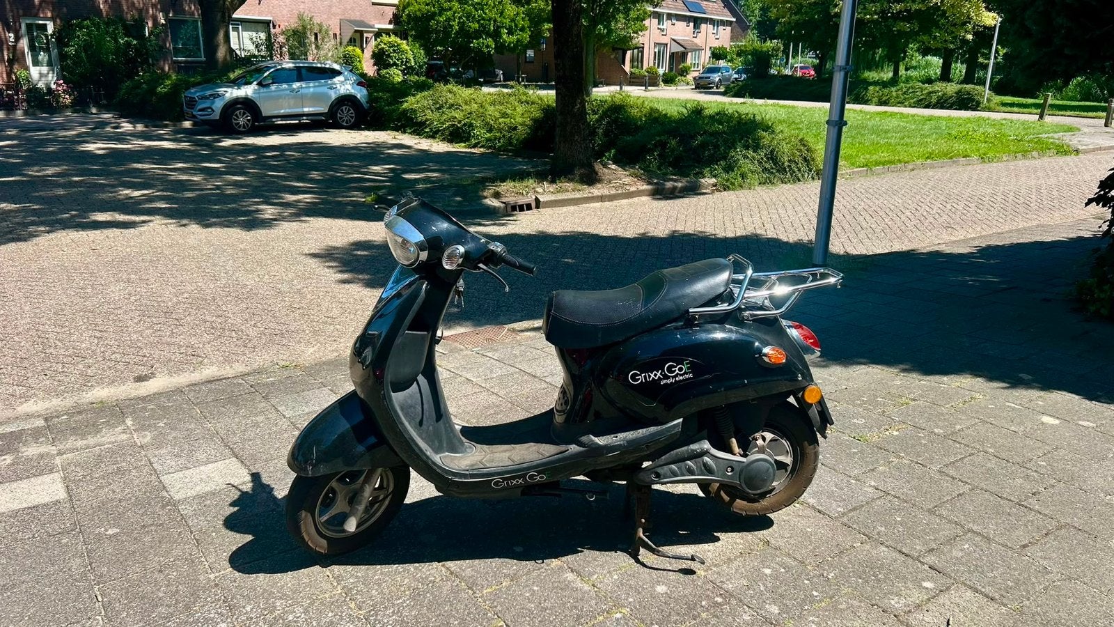 Grixx GoE Elektrische Scooter -Zwart,volledig nieuwe accu’s., Gebruikt, Elektrisch, Ophalen, Overige merken