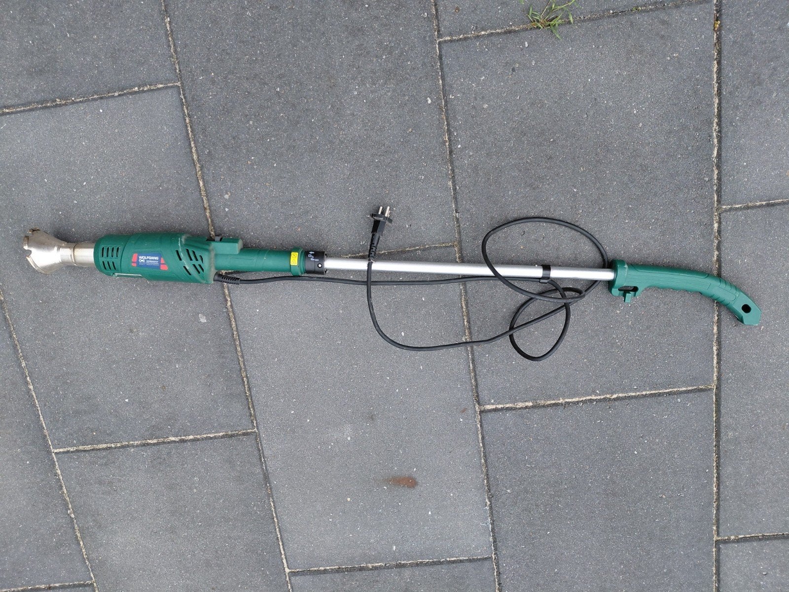 Elektrische onkruidbrander, Ophalen, Gebruikt