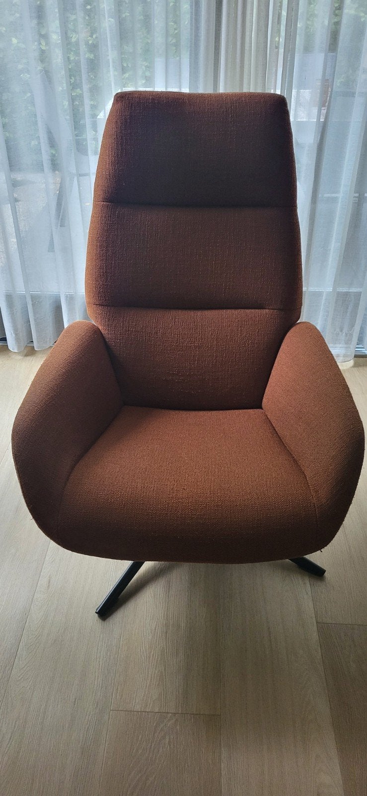 Montel Relexstoel - Comfortabel en Stijlvol, Ophalen, Gebruikt, Bruin, Eén