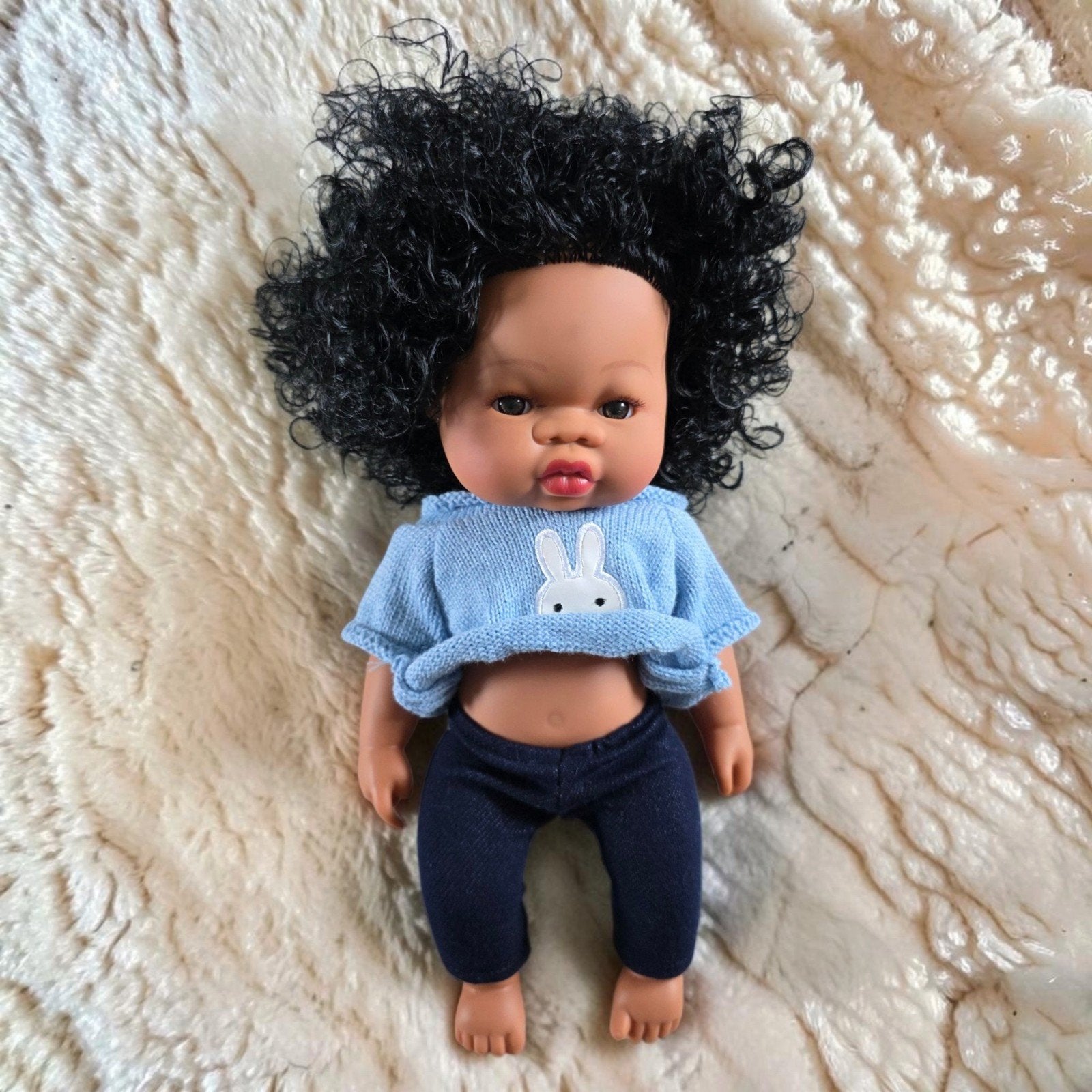 Kleine reborn pop - Jongen - 35cm - volledig van vinyl, Ophalen of Verzenden, Nieuw, Babypop