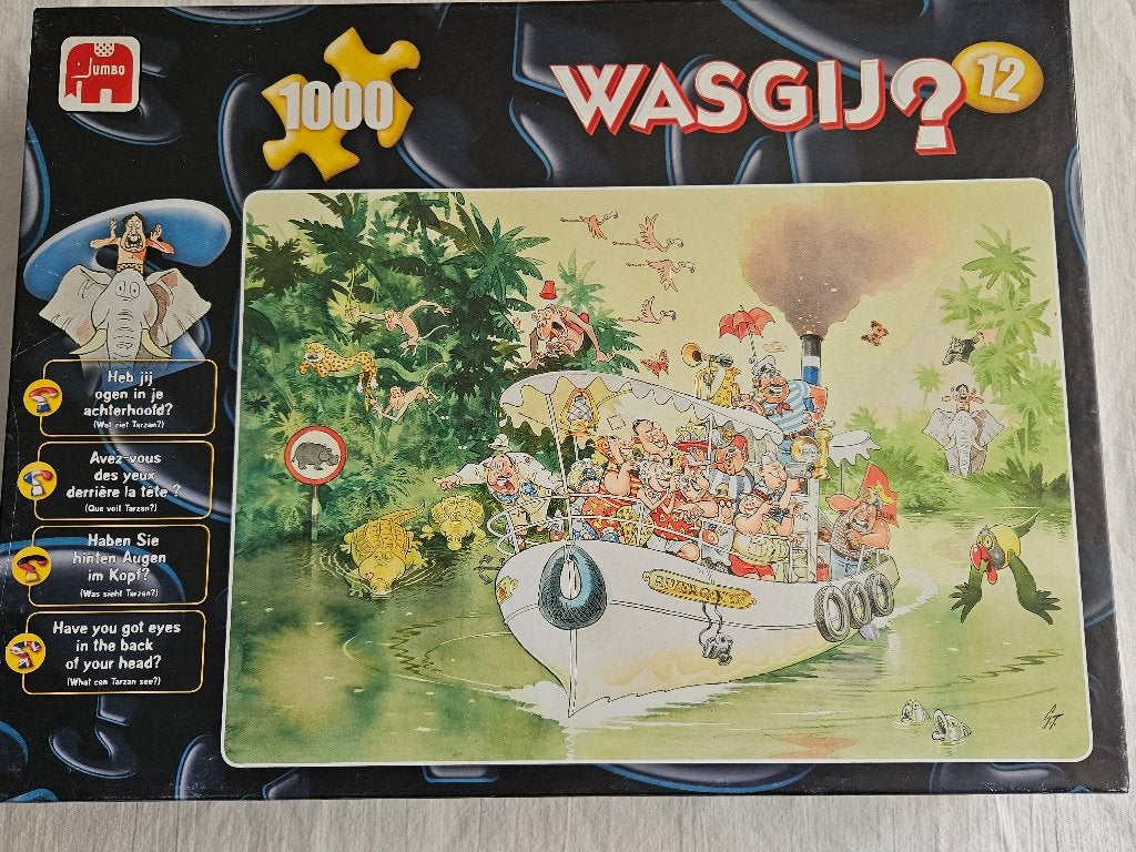 Wasgij Original nr 12  Mond van de rivier, Ophalen of Verzenden, 500 t/m 1500 stukjes, Zo goed als nieuw, Legpuzzel