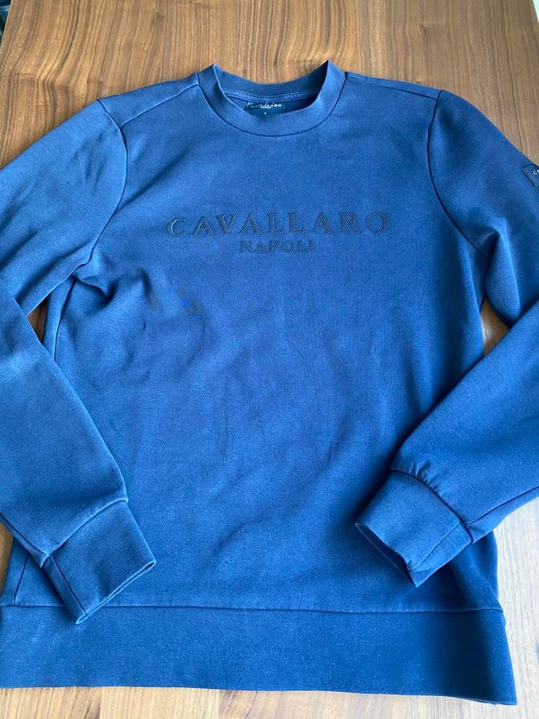 Trui van Cavallaro Napoli. Nieuwstaat. Heren. Maat S, Ophalen of Verzenden, Nieuw, Maat 46 (S) of kleiner, Blauw