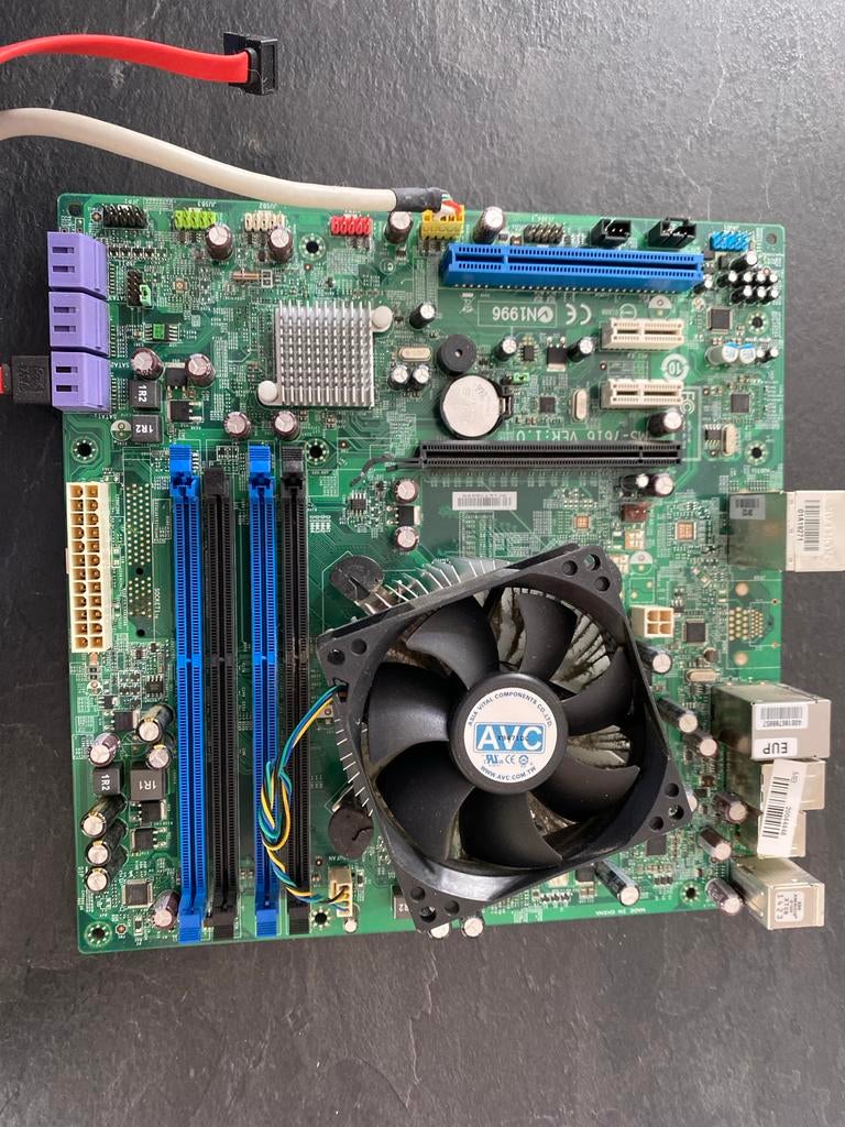 MSI MS-7616 moederbord met koeler, Ophalen of Verzenden, Gebruikt, Overige typen, DDR3
