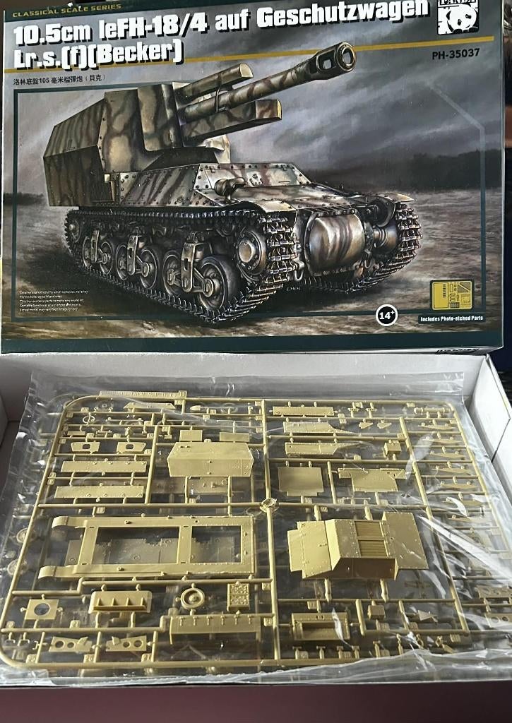 NIEUW Panda Geschutzwagen, Overige merken, Tank, Verzenden, Groter dan 1:32