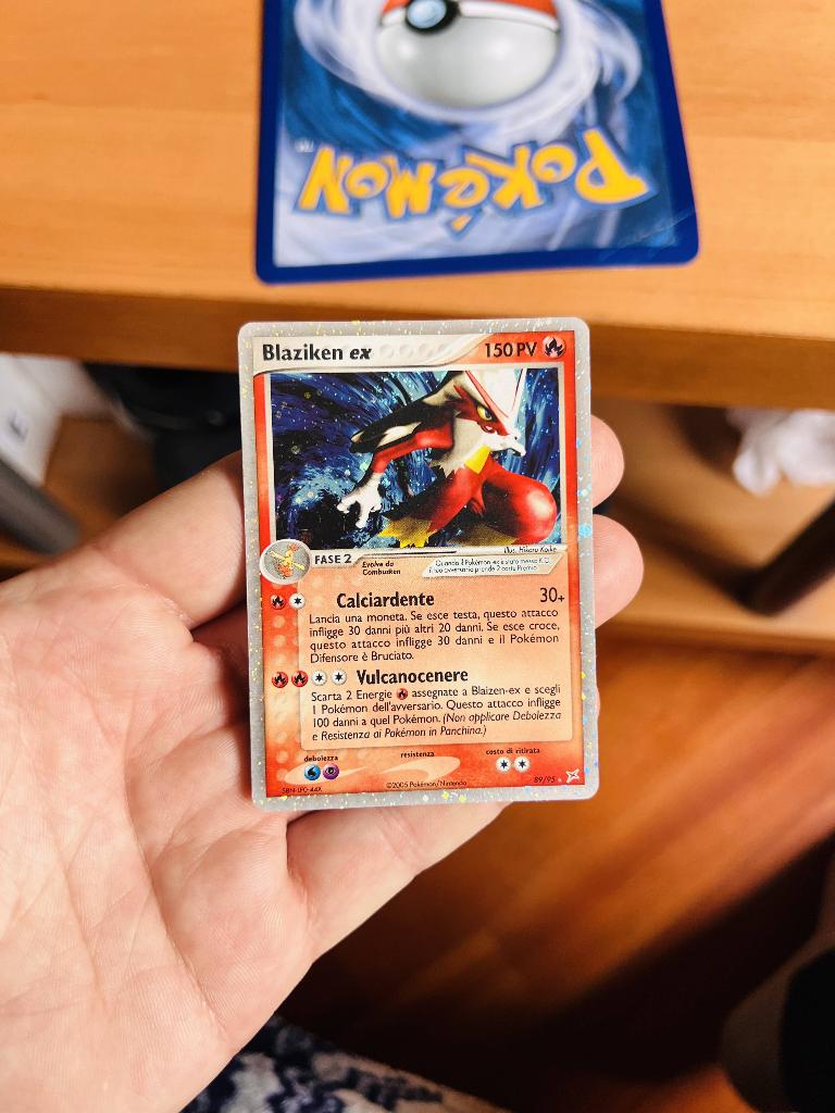Blaziken Ex 89/95 Ex Team Magma Pokemon, Verzenden, Zo goed als nieuw, Losse kaart, Foil