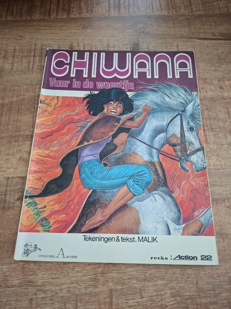 Chiwana - Vuur in de woestijn 1, Eén stripboek, Ophalen of Verzenden, Zo goed als nieuw