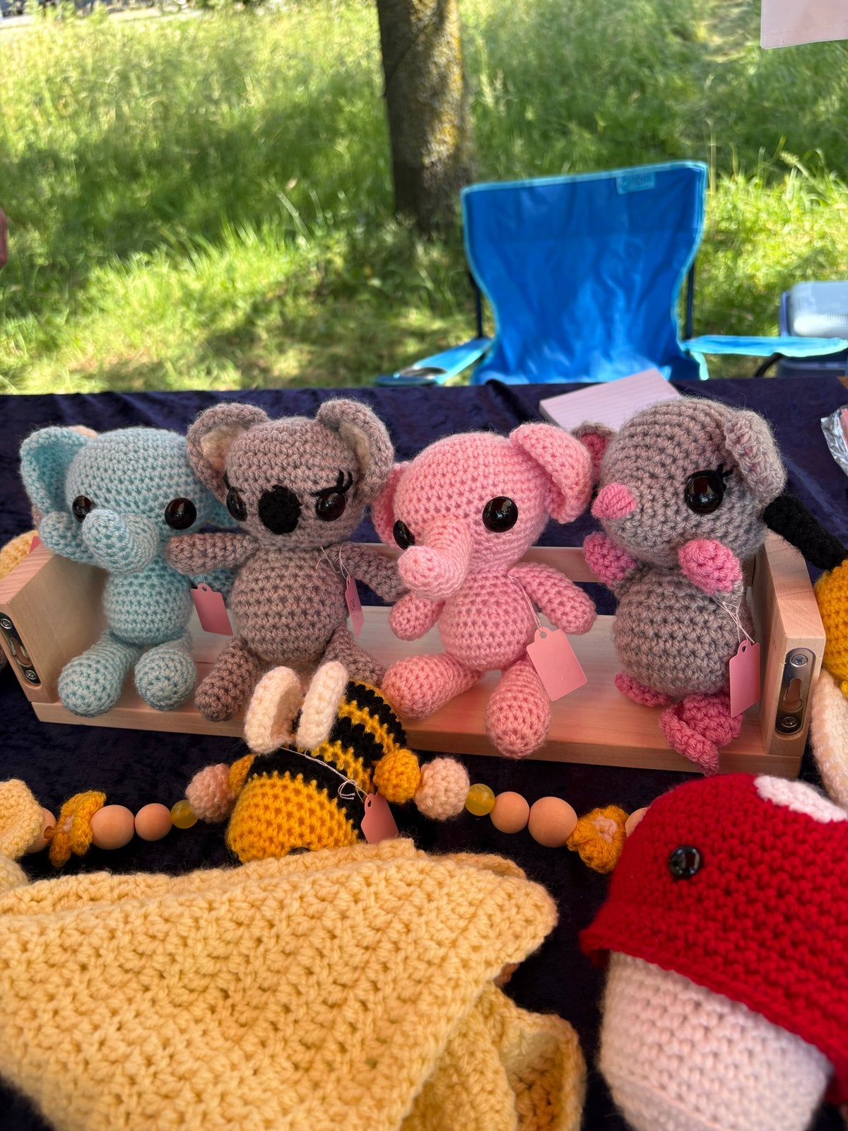 Diverse handgemaakte gehaakte knuffeltjes voor kinderen, Overige merken, Blauw, Nieuw, Ophalen of Verzenden