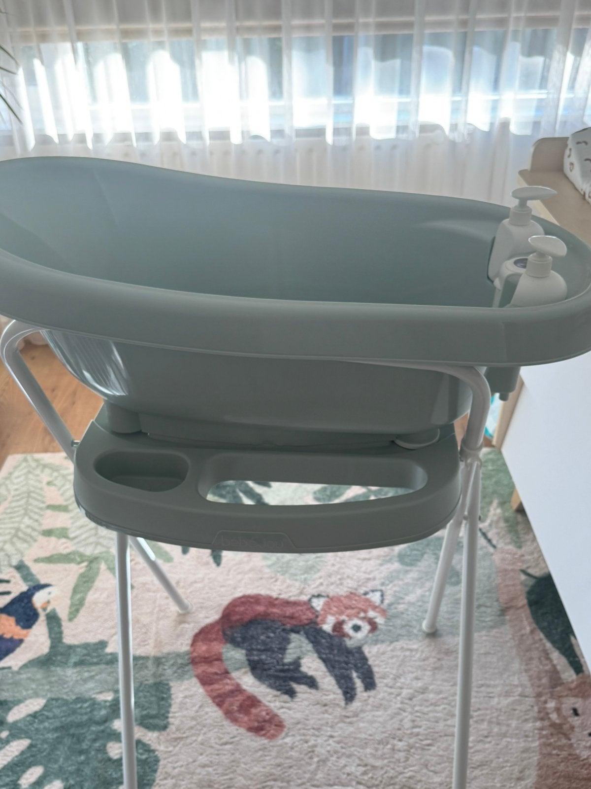 Bebe-jou baby thermobad + standard, Ophalen, Zo goed als nieuw, Badje, Bébé-jou