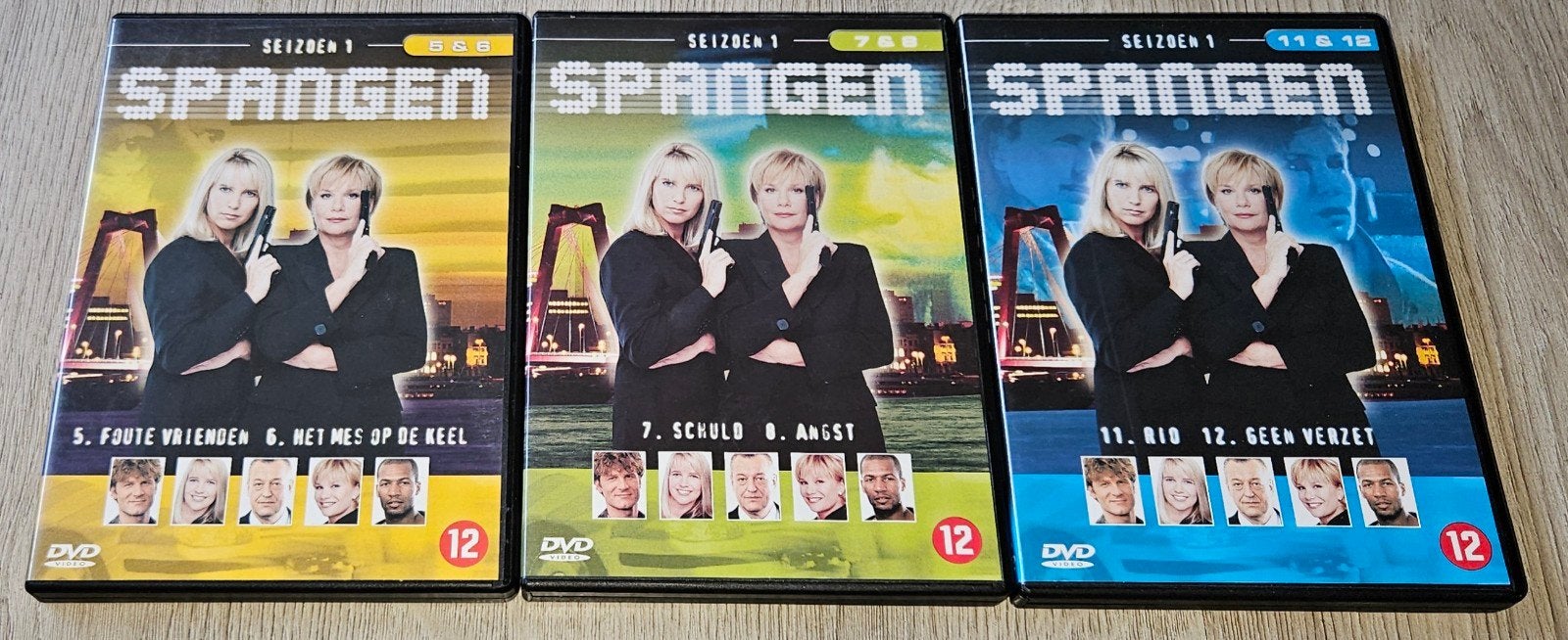 Spangen DVD Boxen - Seizoen 1 (deel 5-12), Gebruikt, Seizoen 1, Misdaad, Nederlands