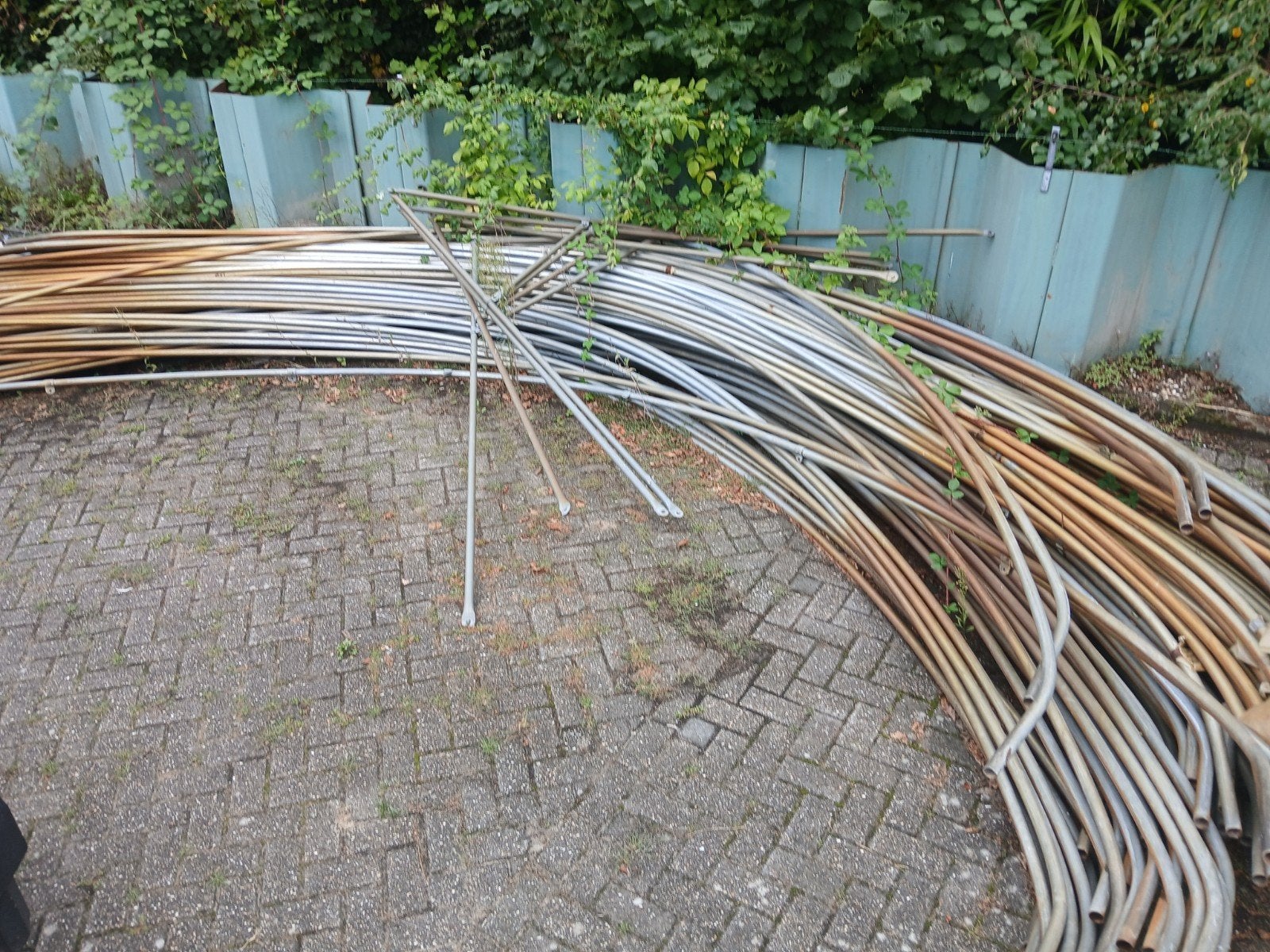 tunnel bogen voor folie kassen, Tuin en Terras, Kassen, Ophalen, Gebruikt, Staal, Kweekkas