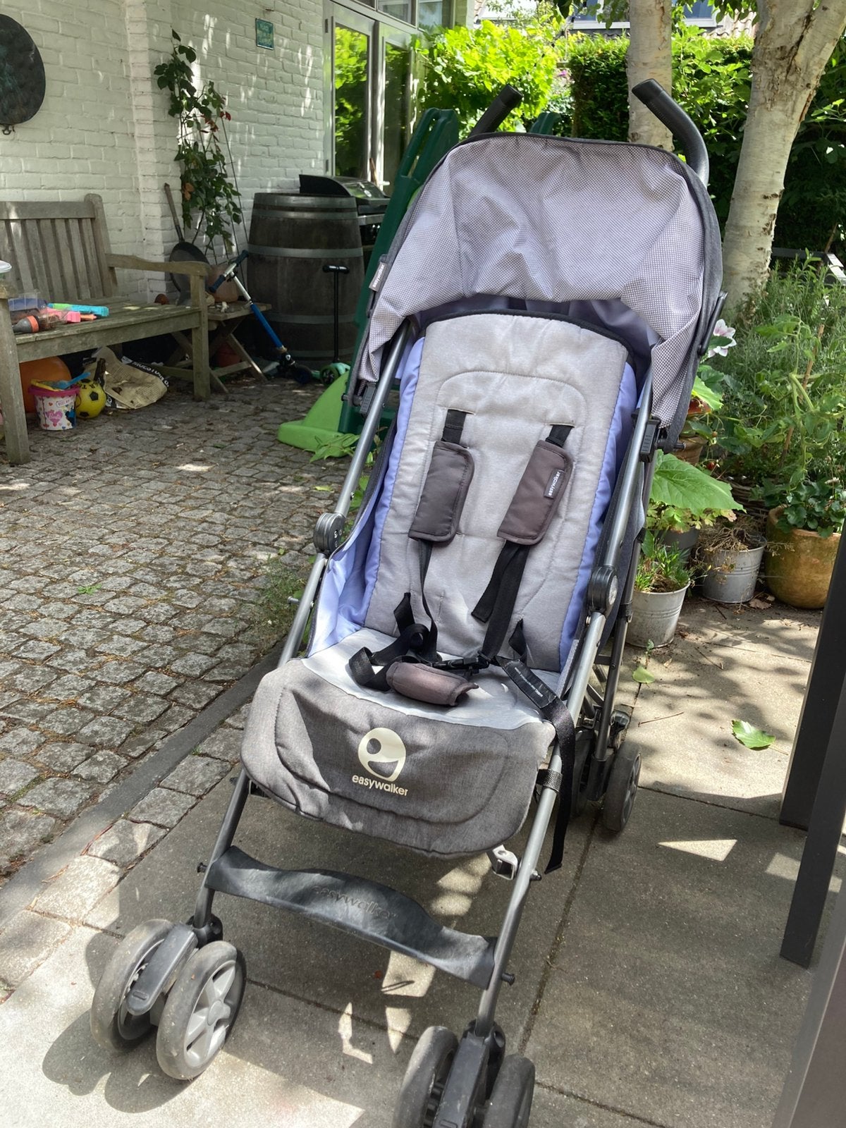 Easywalker buggy grijs, Ophalen, Gebruikt