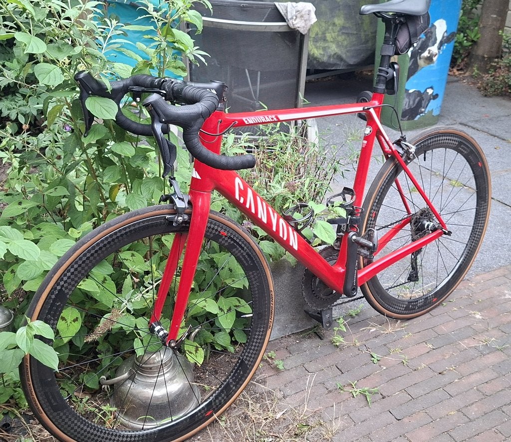 Canyon Endurace CF 8.0, Ultegra Di2, powermeter, maat XL, 28 inch, Gebruikt, Carbon, 57 tot 61 cm