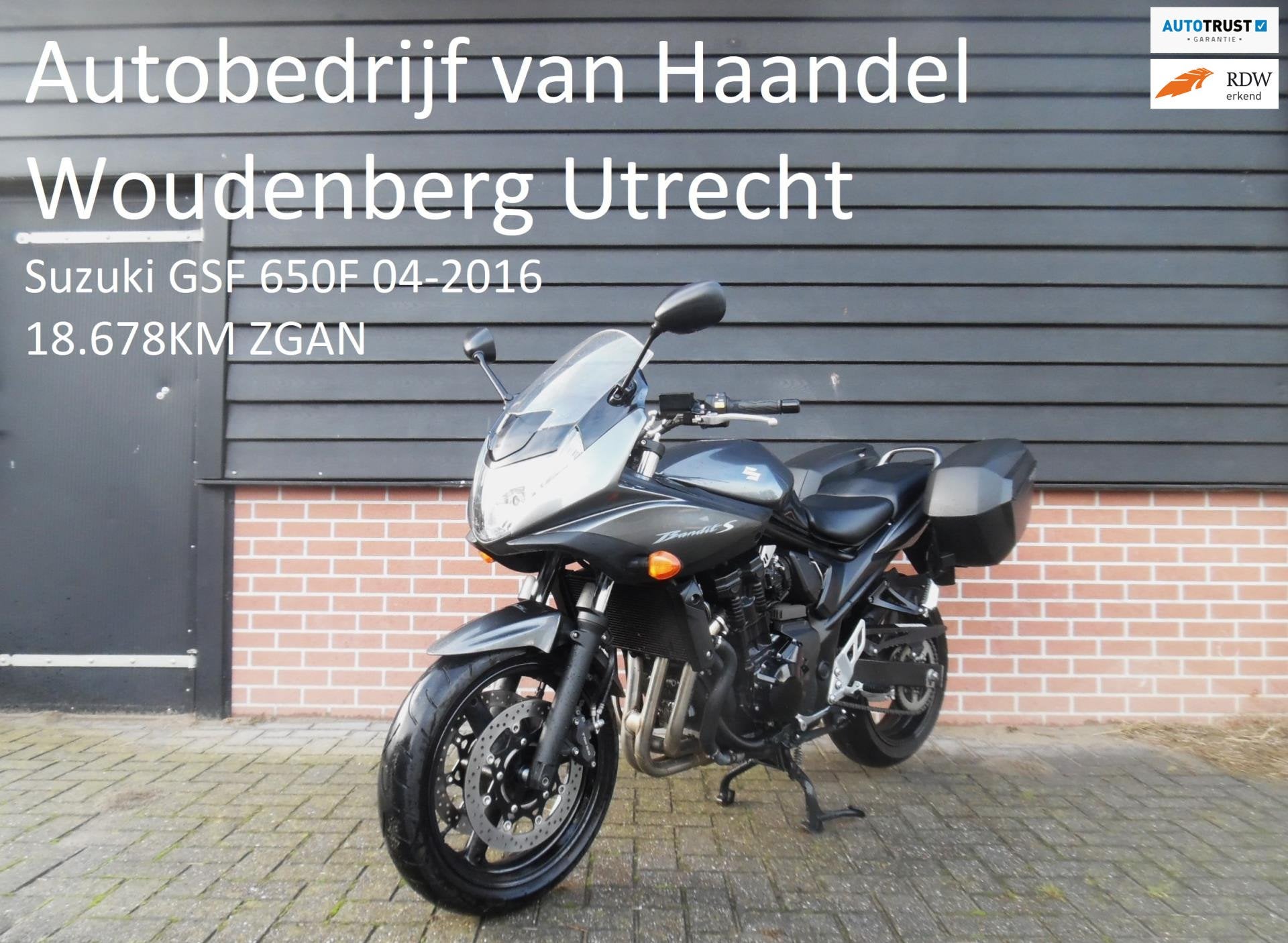 Suzuki Tour GSF 650 SA GSF650F 04-2016 Bandit ABS Zijkoffers, Lange Dreef 12
4131 NH  NH Vianen, NL, Bedrijf, Klantenservice@suzuki.nl