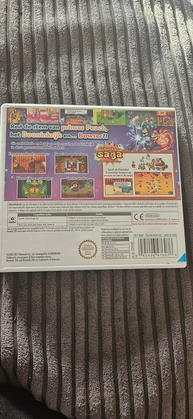Mario liugi superstar saga 3ds game, Spelcomputers en Games, 1 speler, Ophalen of Verzenden, Zo goed als nieuw, Vanaf 3 jaar