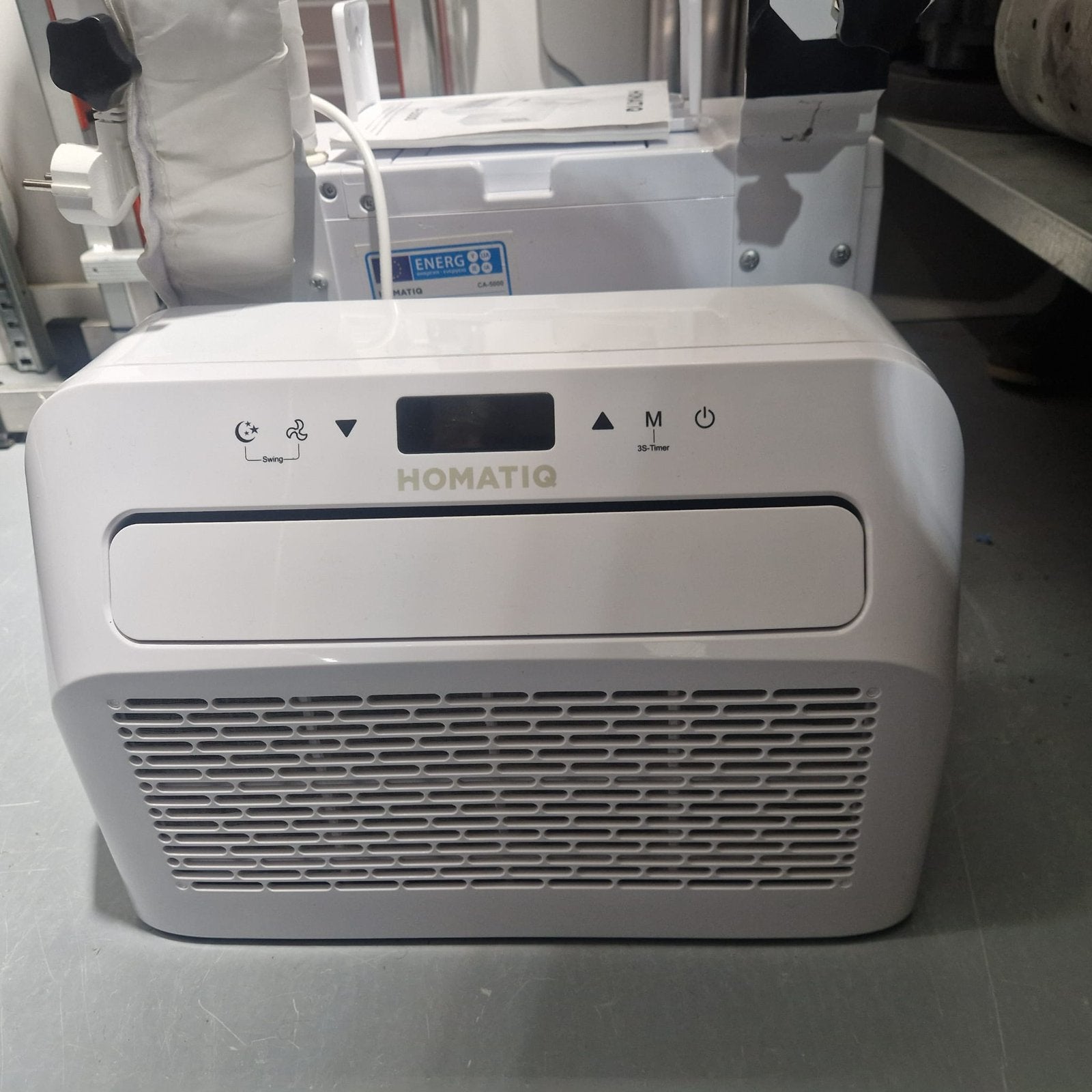 Caravan split airco homatiq ca-5000, Witgoed en Apparatuur, Ophalen, Minder dan 60 m³, 3 snelheden of meer, Zo goed als nieuw