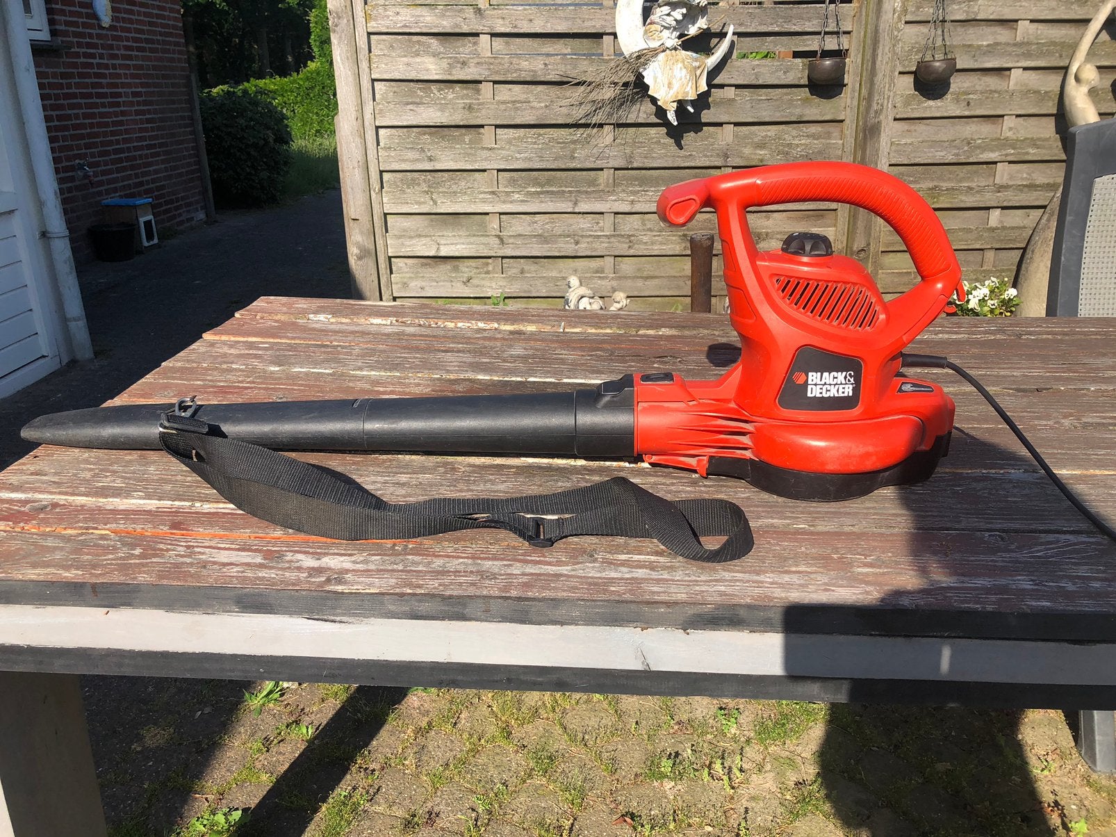 Te koop bladblazer Black& Decker, Tuin en Terras, Bladblazers, Ophalen, Gebruikt, Elektrisch