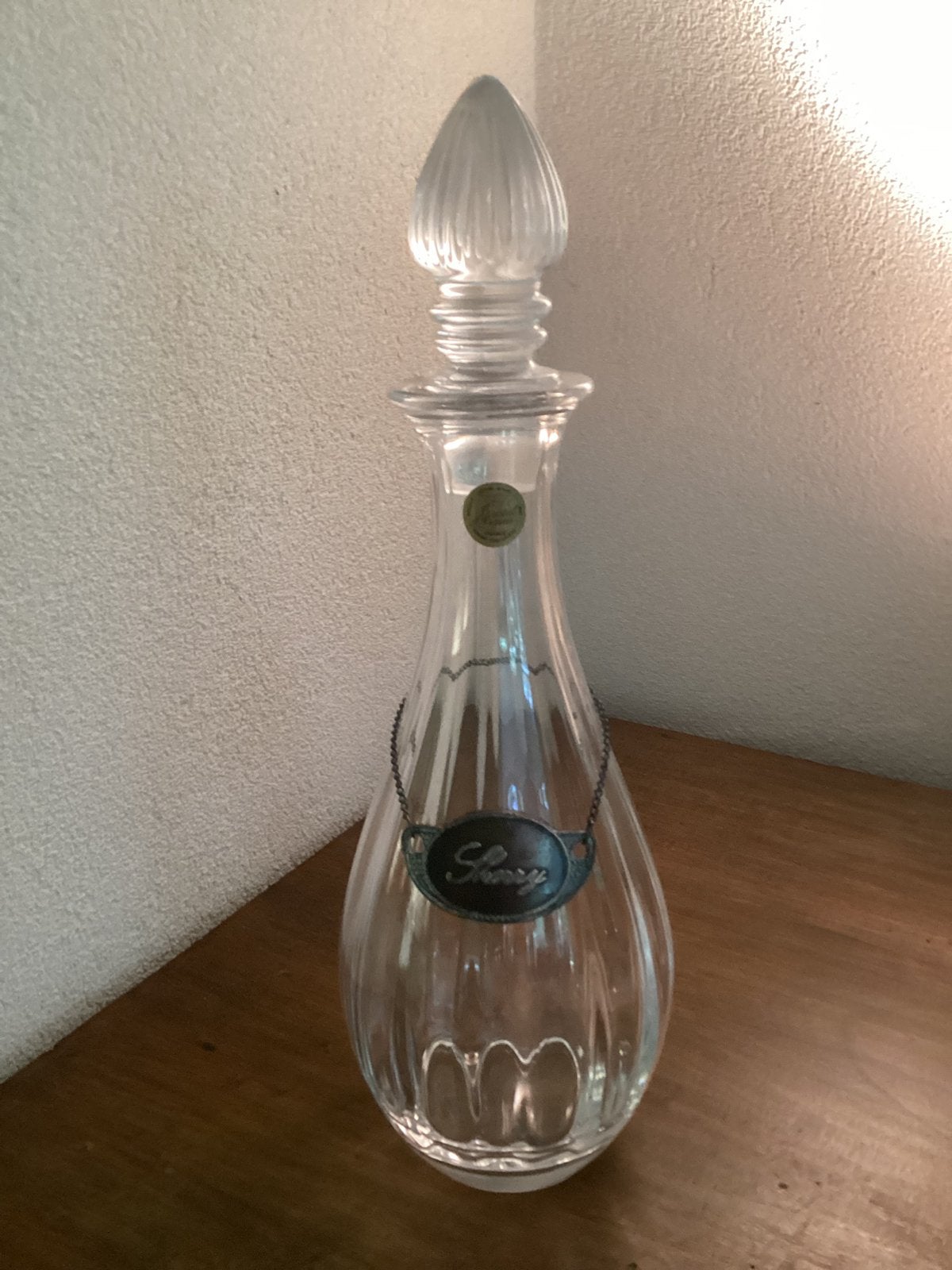 ‘Cristal d’Arques’ Drank Karaf met Sherry Flessenhanger., Ophalen of Verzenden