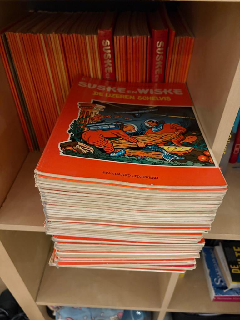 Grote collectie Suske en Wiske stripboeken, Boeken, Meerdere stripboeken, Ophalen, Gelezen