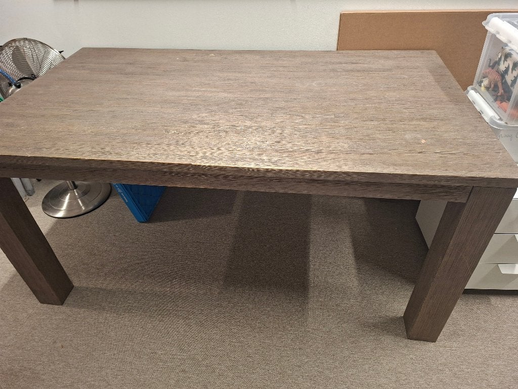 Eettafel/bureau -gratis, Huis en Inrichting, Ophalen, Gebruikt, 50 tot 100 cm, Landelijk