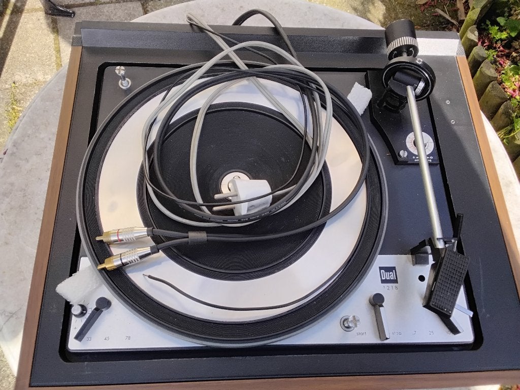 Dual 1218 platenspeler gereviseerd, Ophalen of Verzenden, Refurbished, Overige merken