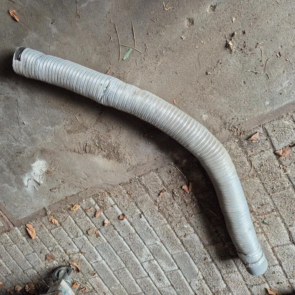 flexibele aluminium slang buis uittrekbaar tot 300 cm, Ophalen, Overige materialen, Gebruikt, Overige typen