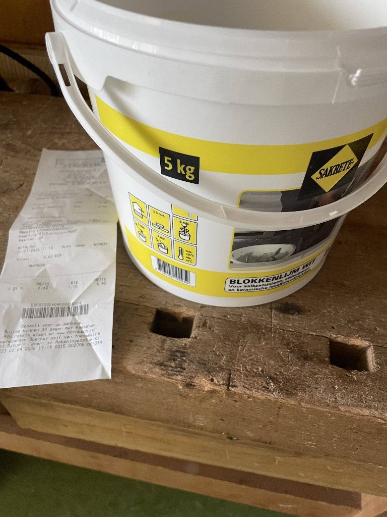 blokkenlijm, Ophalen, Nieuw, Overige typen