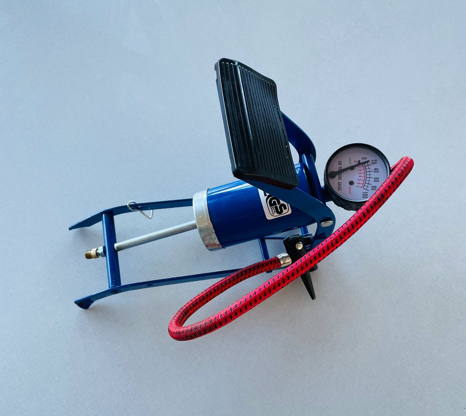 Nieuwe Voetpomp met Manometer - TÜV Goedgekeurd, Fietsen en Brommers, Ophalen of Verzenden, Drukmeter, Nieuw