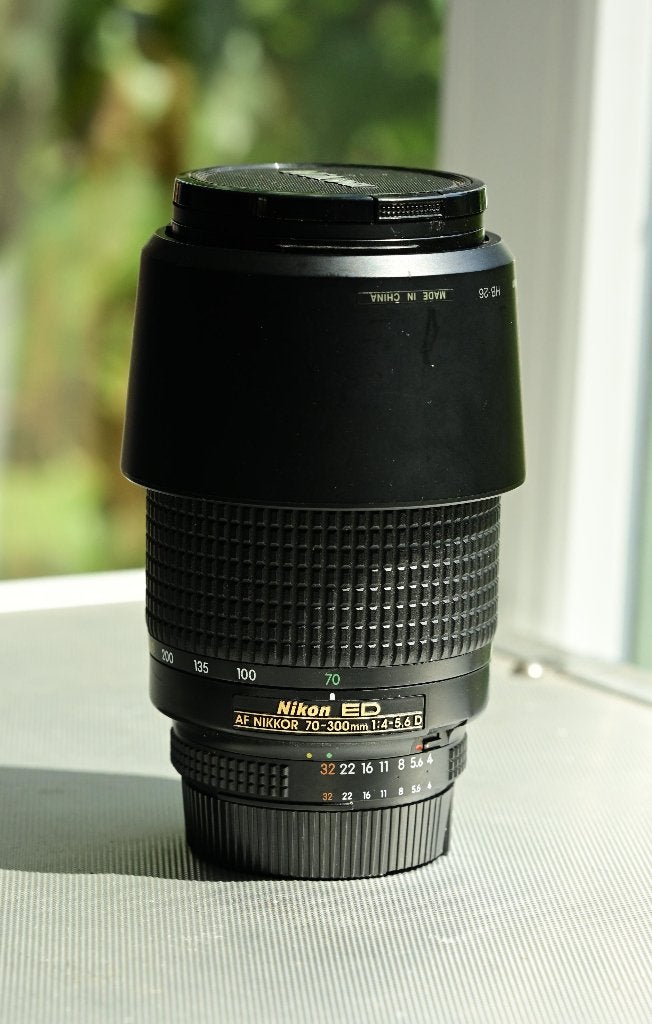 Nikon ED AF Nikkor 70-300mm 1:4-5,6D, Gebruikt, Handmatige focus, Nikon, Nikon F-mount