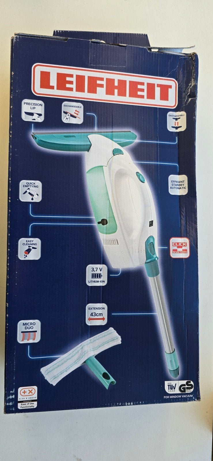 Leifheit Raamzuiger Dry & Clean extension Starter Set, Ophalen of Verzenden