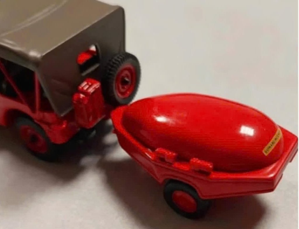Willys Jeep VLTT all terrain Brandweer schaal 1/43 # 20, Verzenden, Nieuw, Auto, Overige merken