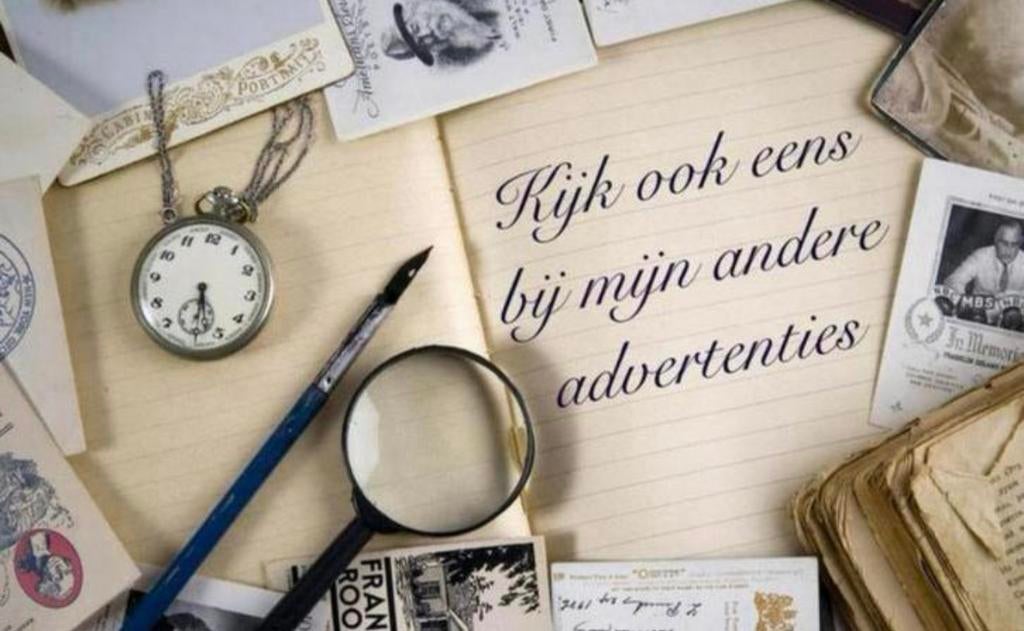 3-Pits Donkergroen Edy Petroleumstel met Bies, Antiek en Kunst, Ophalen of Verzenden