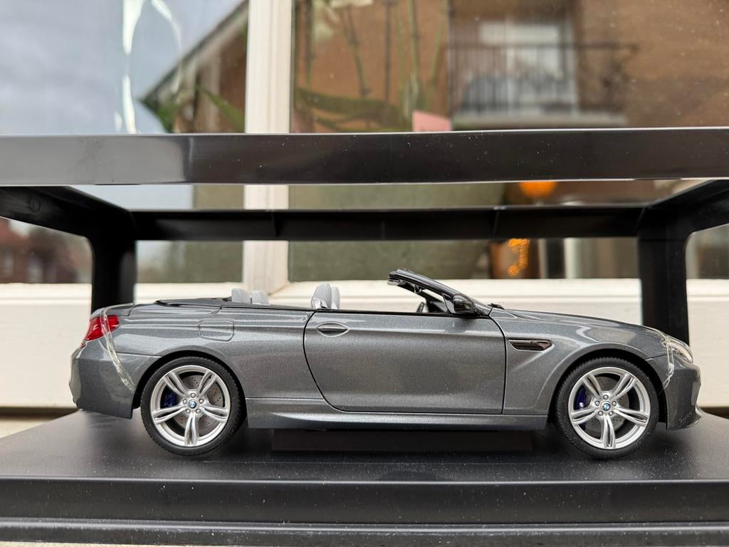 1:18 BMW F12 M6 Cabriolet Space Grey 2012 Paragon Models, Overige merken, Auto, Paragon Models, Nieuw