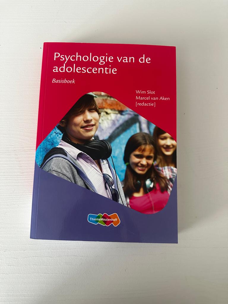 Psychologie van de adolescentie, basisboek - Wim Slot v Aken, Boeken, Ophalen of Verzenden, Gamma, Zo goed als nieuw, HBO