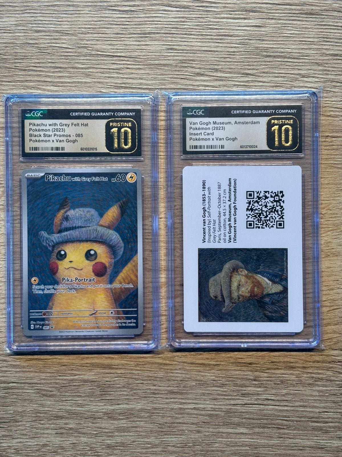 Pikachu with Grey Felt Hat 085 + Insert Card CGC PRISTINE 10, Ophalen, Nieuw