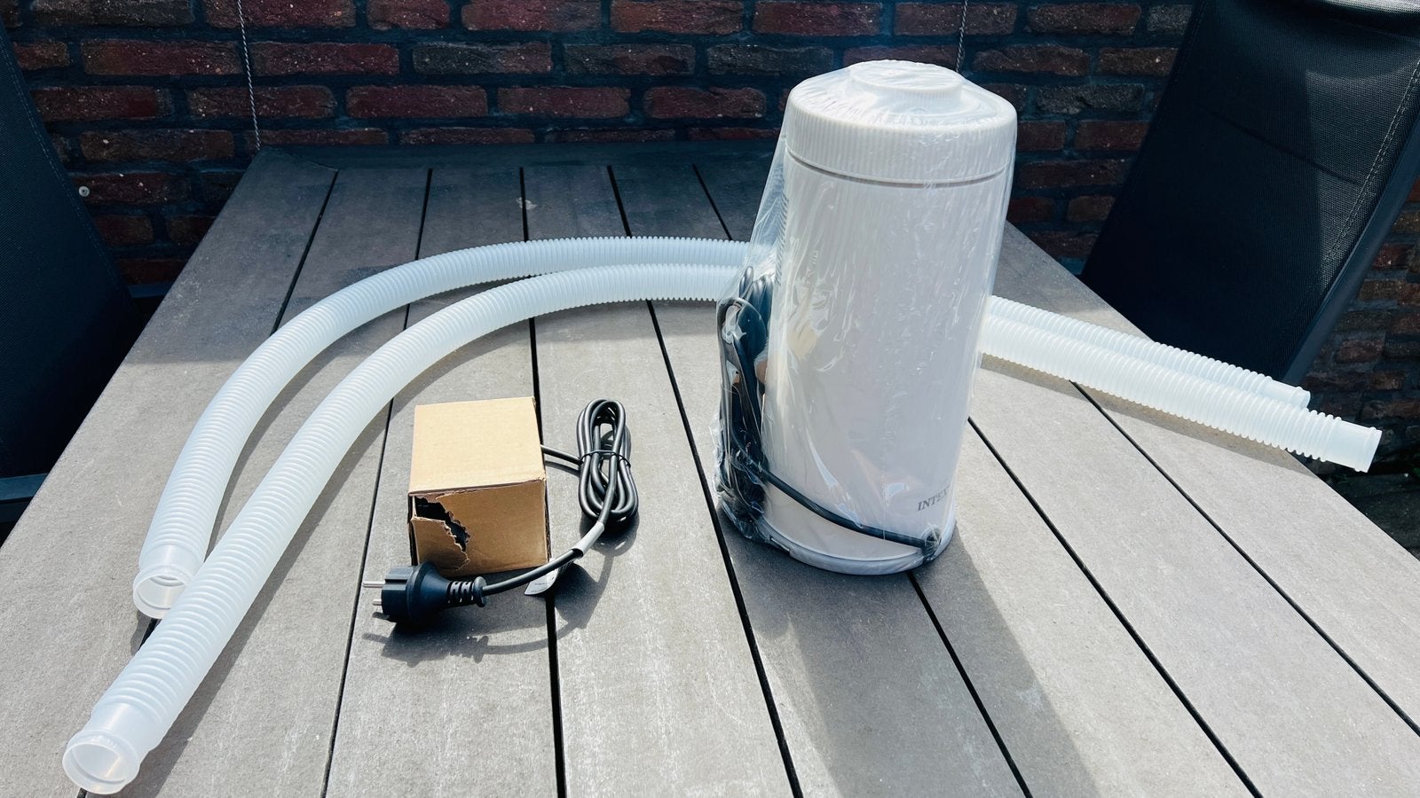 Intex 604g nieuwe zwembadpomp met slangen, Ophalen, Nieuw