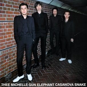 thee michelle gun elephant/casanova snake-garage/punk/rockab, Inclusief insert, 10 inch, Verzenden, Zo goed als nieuw