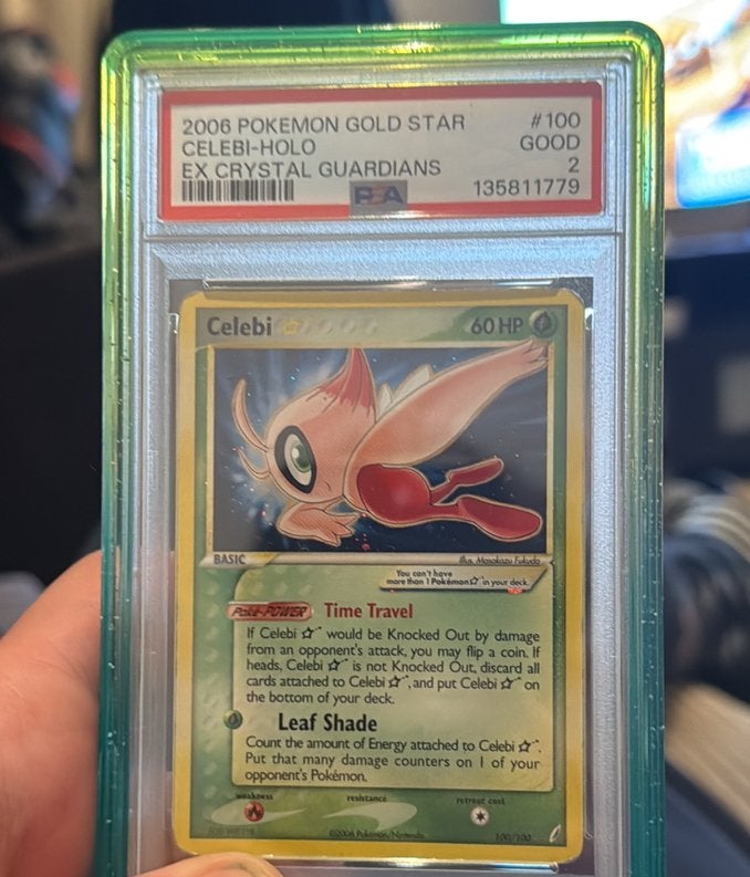 Gold Star Celebi + Crystal guardian Charizard + Kyogre DCR6, Hobby en Vrije tijd, Verzamelkaartspellen | Pokémon, Ophalen of Verzenden