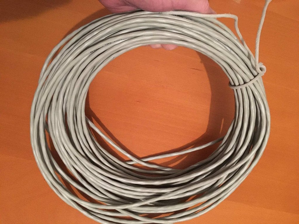 UTP Cat.5e T1A 568A-5 Netwerkkabel Inernet Nexans 18 meter, Ophalen of Verzenden, Gebruikt