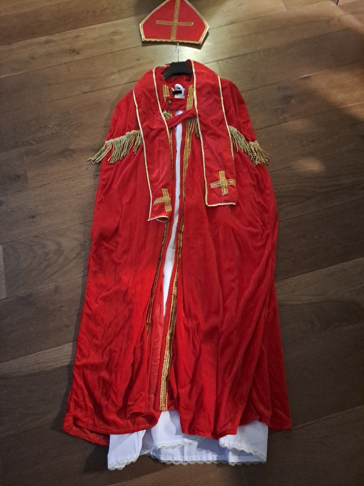 Sinterklaas Kostuum - Compleet Pak voor Volwassenen, Ophalen of Verzenden, Zo goed als nieuw, Kostuum, Kerst of Sinterklaas