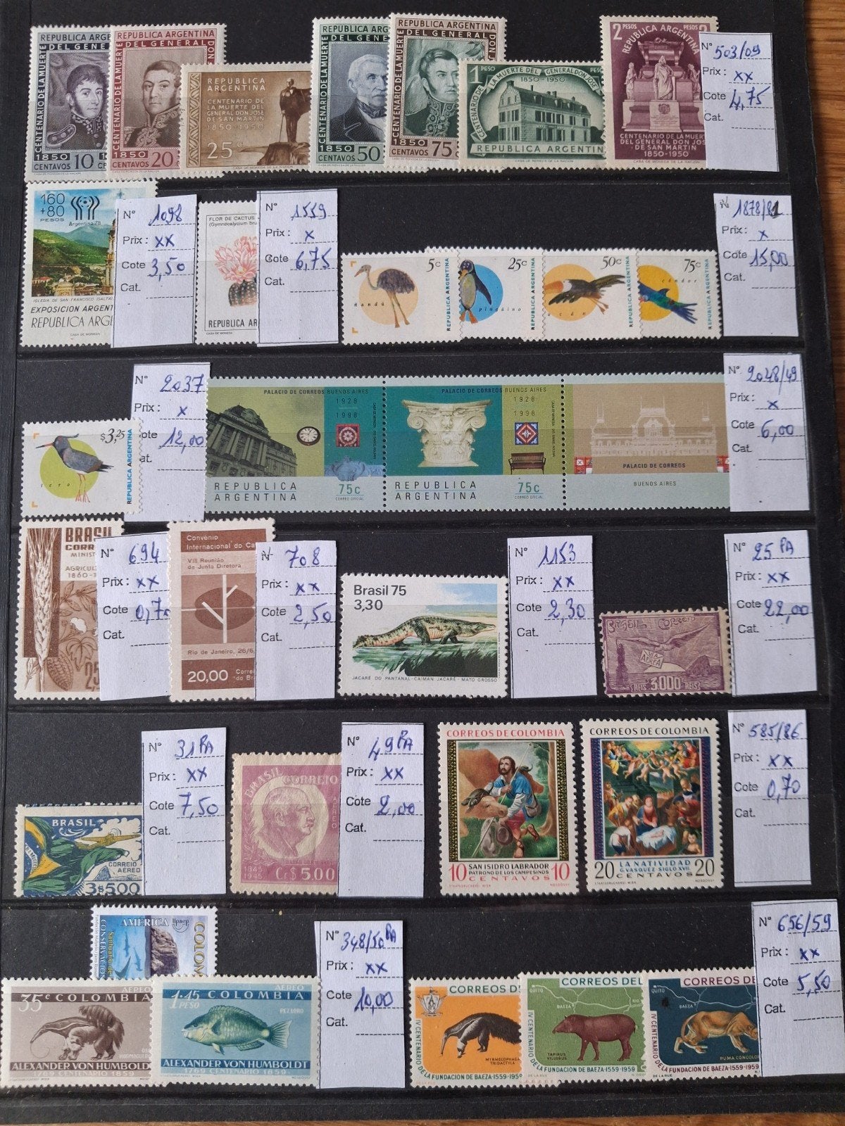 Collectie Zuid Amerika, Ophalen of Verzenden, Postfris, Zuid-Amerika