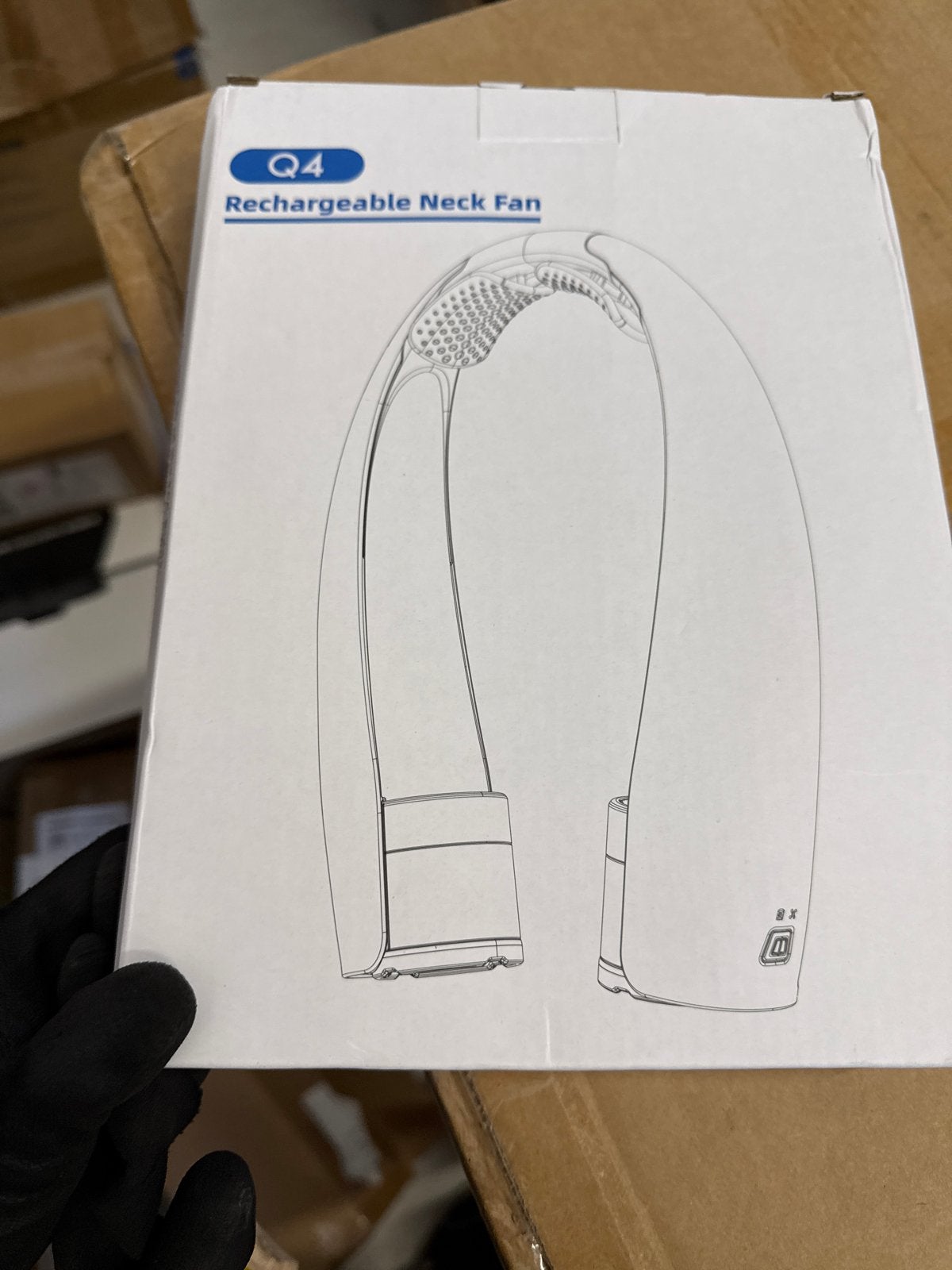Q4 Oplaadbare Nekventilator - Draagbare Koeling, Ophalen of Verzenden, Nieuw, Overige