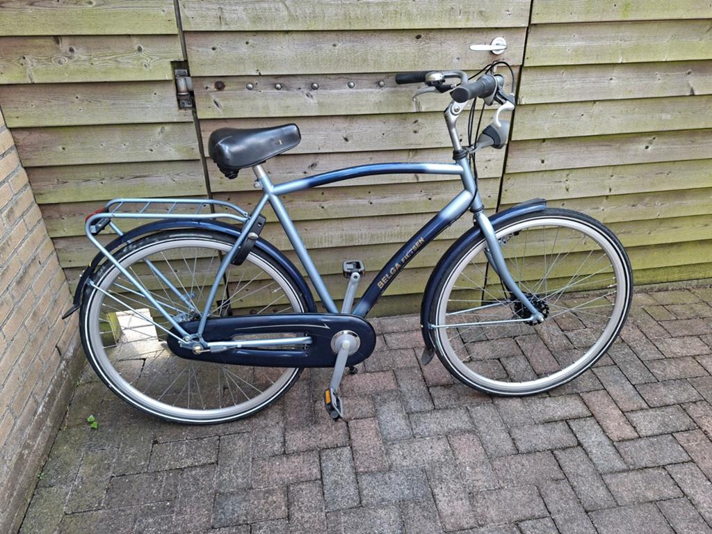 Nette Belga-fiets 28 inch, framemaat 57 cm, Fietsen en Brommers, Fietsen | Dames | Damesfietsen, Gebruikt, Velgrem, 56 cm of meer
