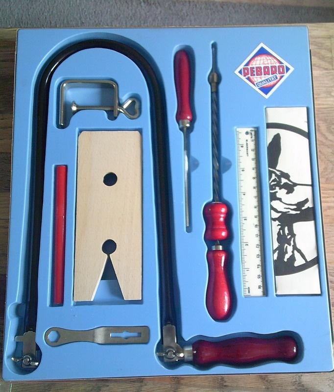 PEBARO ZGAN kinder figuurzaag set, Gereedschap of Toebehoren, Ophalen of Verzenden, Zo goed als nieuw, Overige materialen