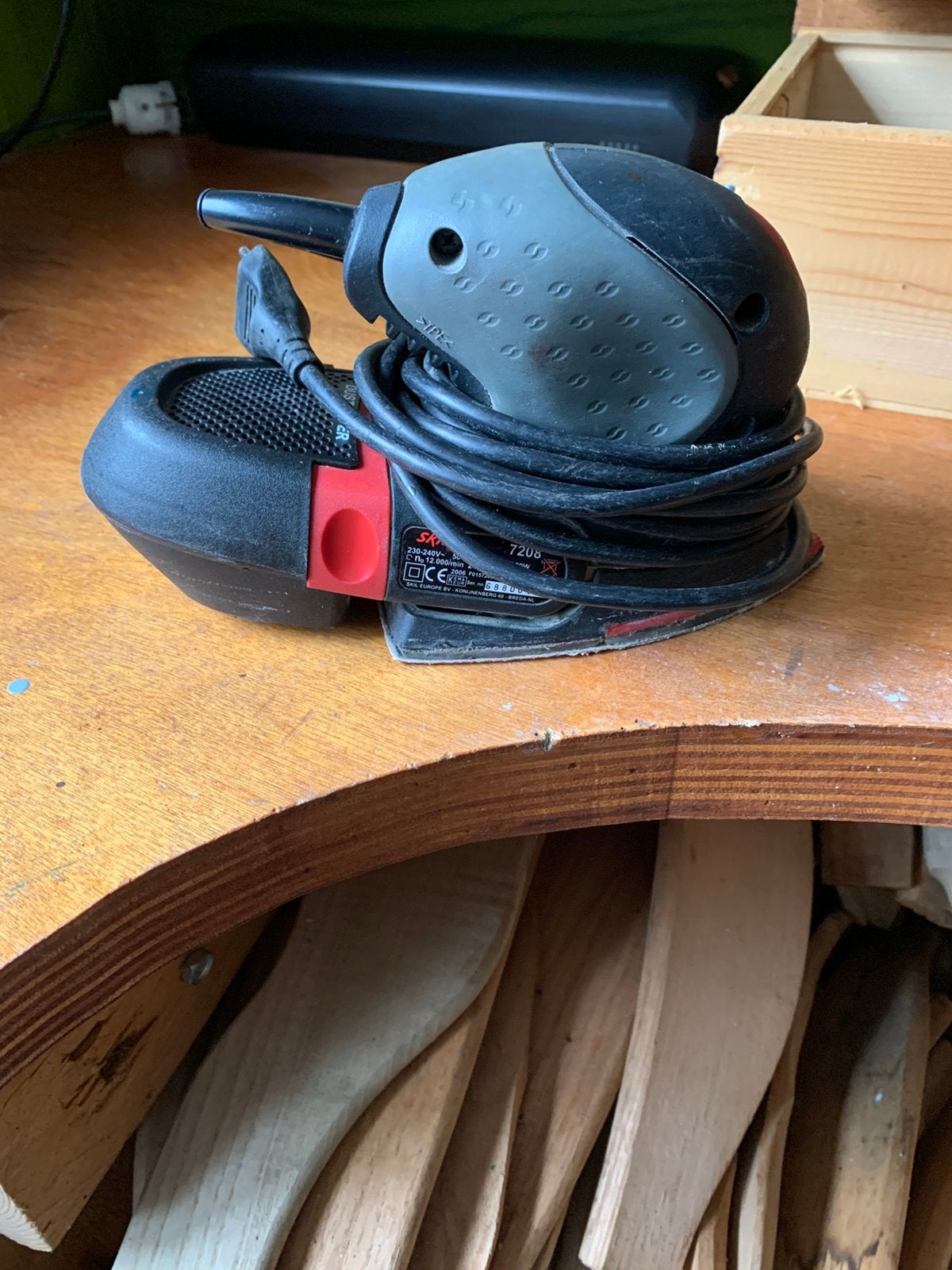 Mouse schuurmachientje Skill 7200, Verzenden, Zo goed als nieuw, 1200 watt of meer, Bandschuurmachine