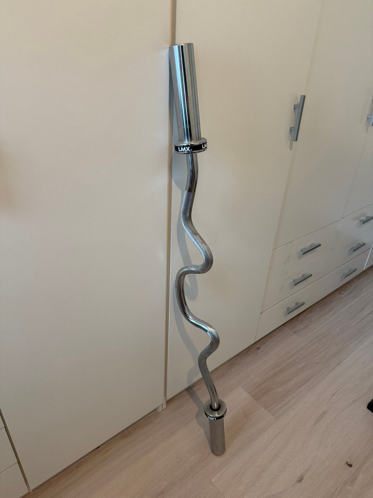 Z bar / zigzag fitness stang, Sport en Fitness, Fitnessmaterialen, Ophalen, Nieuw