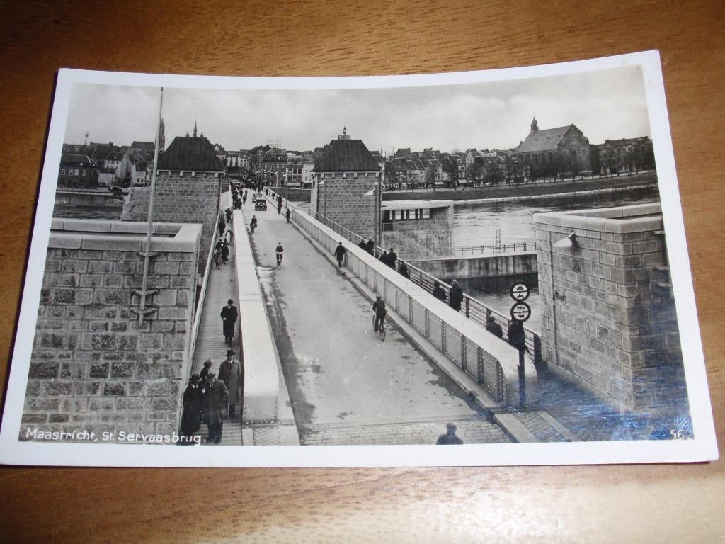 Maastricht St Servaasbrug Brug, Verzenden, 1940 tot 1960, Ongelopen, Limburg