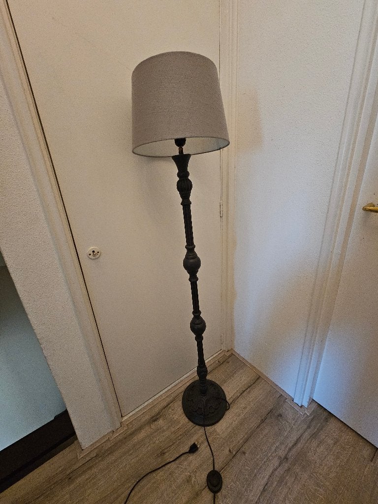 Staande landelijke vloerlamp, Ophalen, Gebruikt, E27 (groot), Landelijk, sober