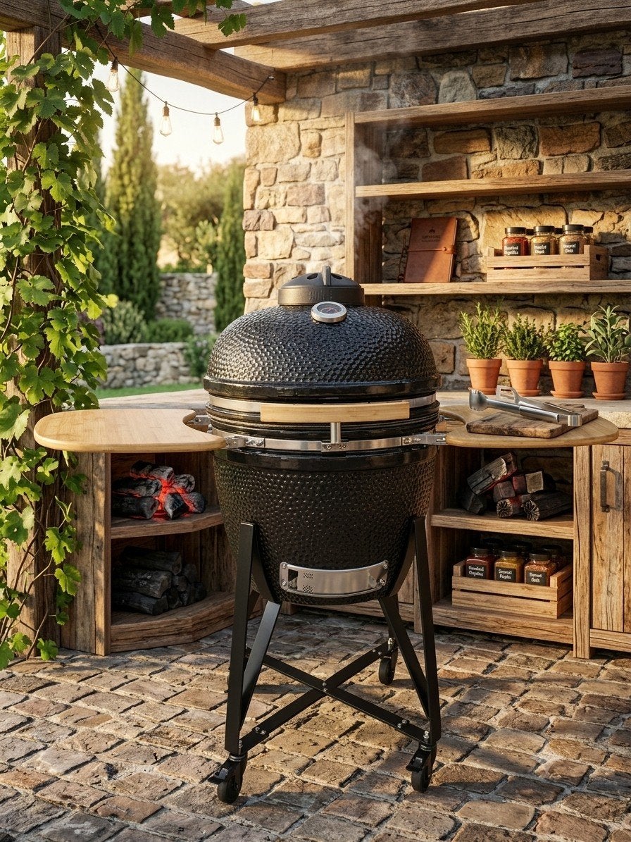 Nieuwe kamado's Large (22inch) te koop, Ophalen of Verzenden, Nieuw, The Smokin Dutchman, Met accessoires