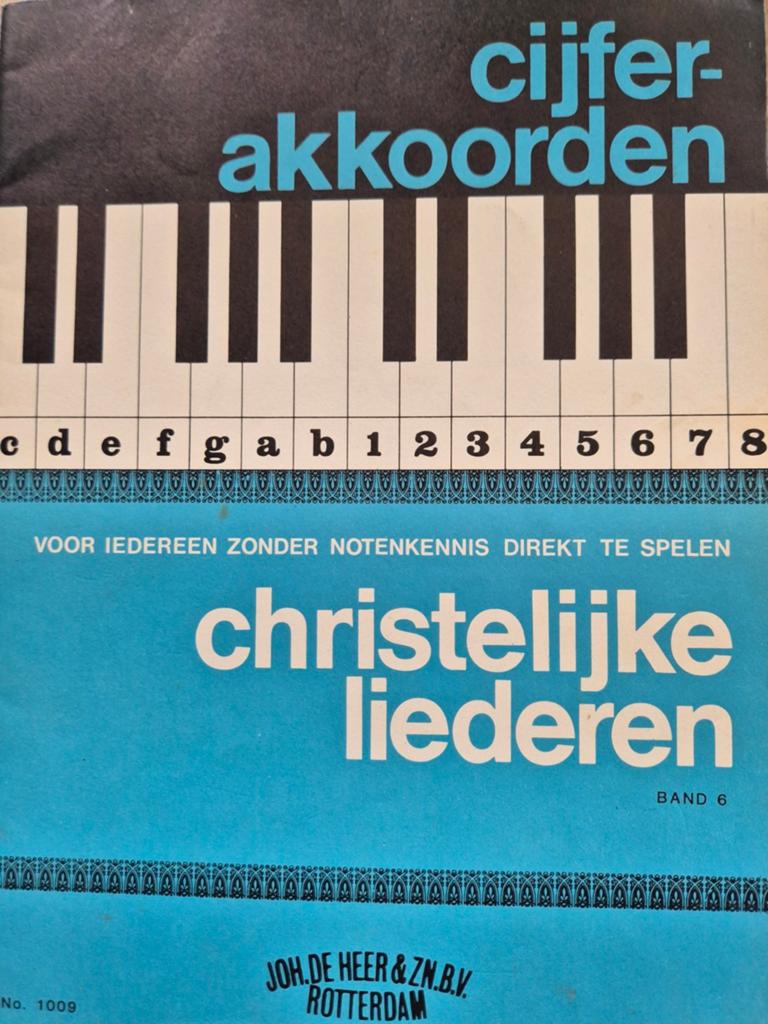 Cijfer-akkoorden Christelijke Liederen Band 6, Muziek en Instrumenten, Ophalen of Verzenden