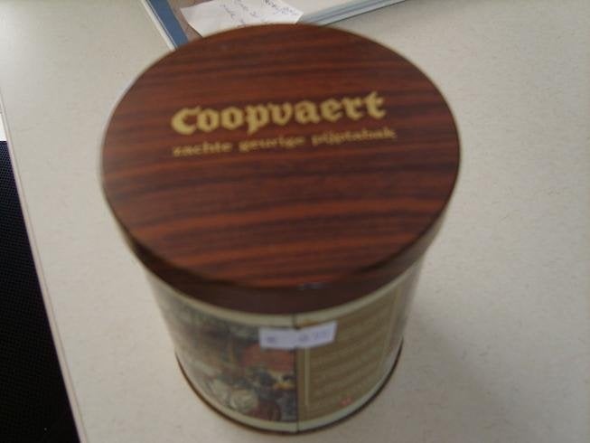 Coopvaert blikje, Ophalen of Verzenden, Zo goed als nieuw, Tabaksdoos of Verpakking